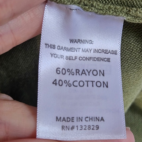 Song of Style Olive Green‎ Knit Mini Dress Long Sleeve Full Zip Up Sz S - Picture 7 of 10